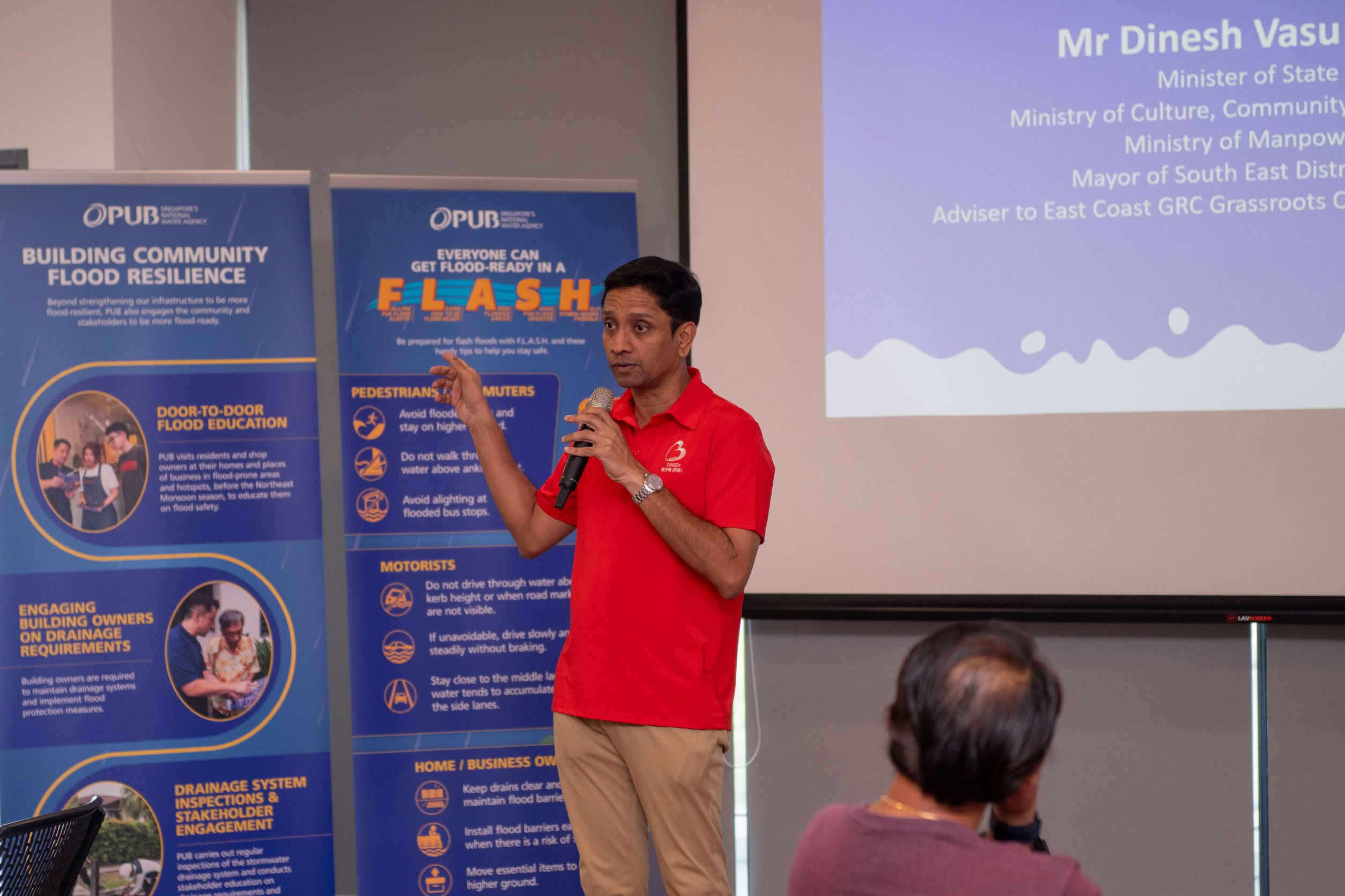 Mr Dinesh Vasu Dash addressing participants at the workshop