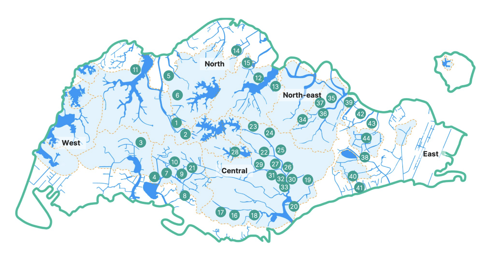 Reservoir Map